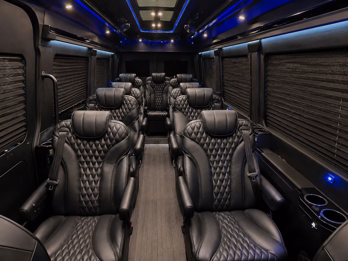 san francisco 10 passenger sprinter van inside