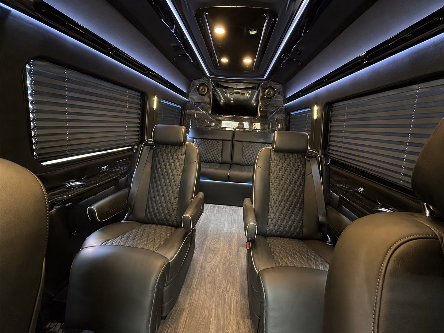 san francisco 12 passenger sprinter van inside