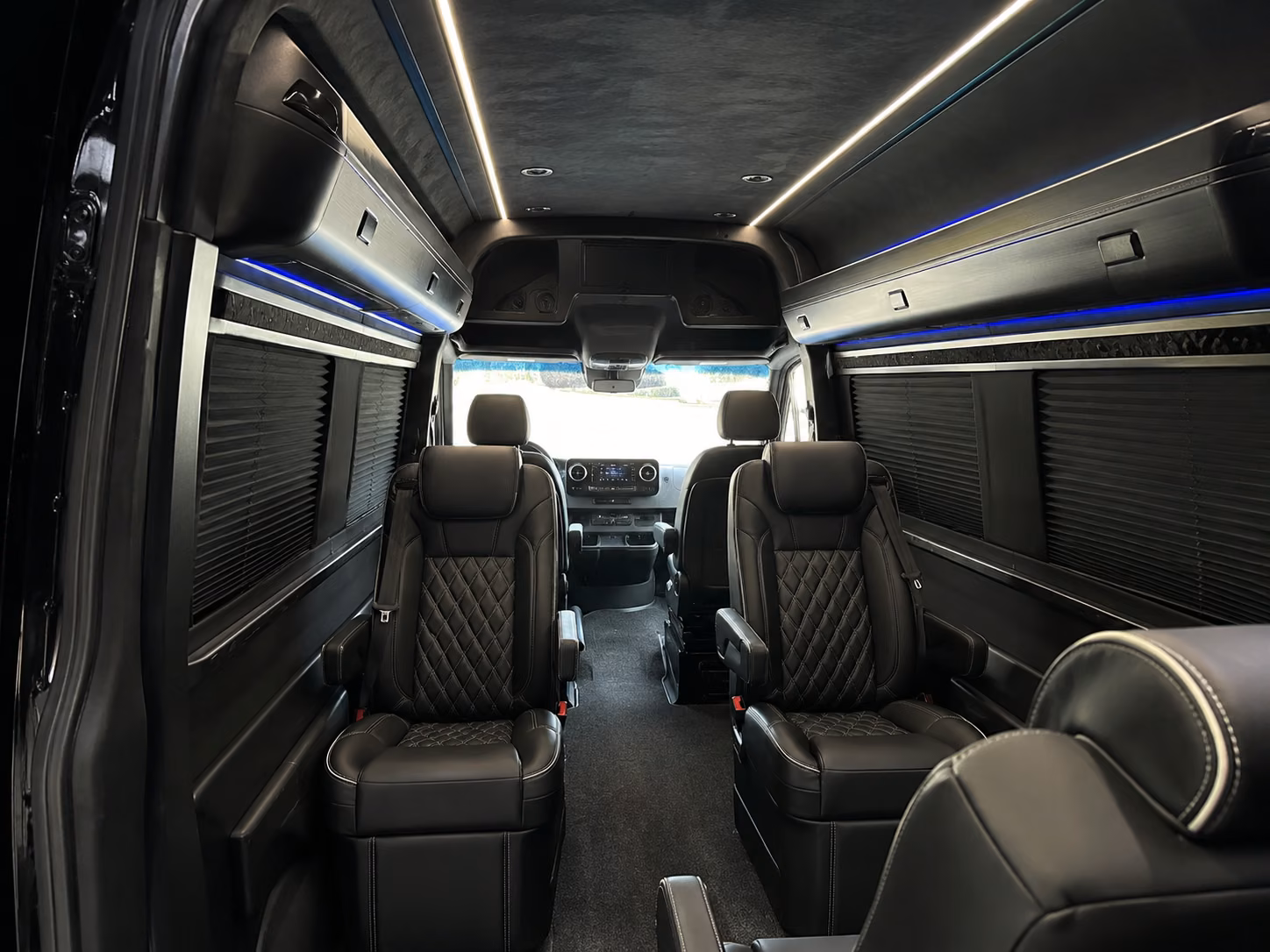 san francisco 12 passenger sprinter van interior