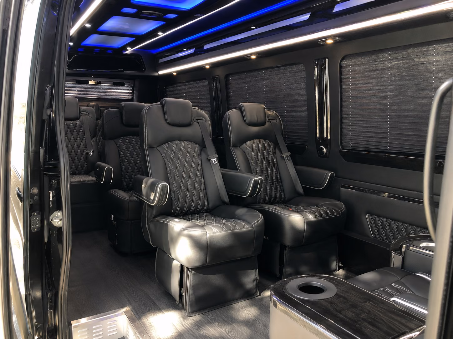 san francisco 15 passenger sprinter van inside