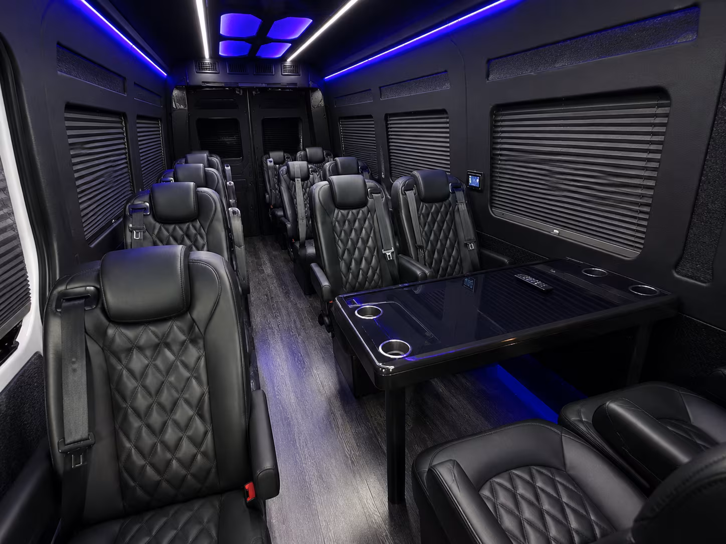 san francisco 18 passenger sprinter van interior