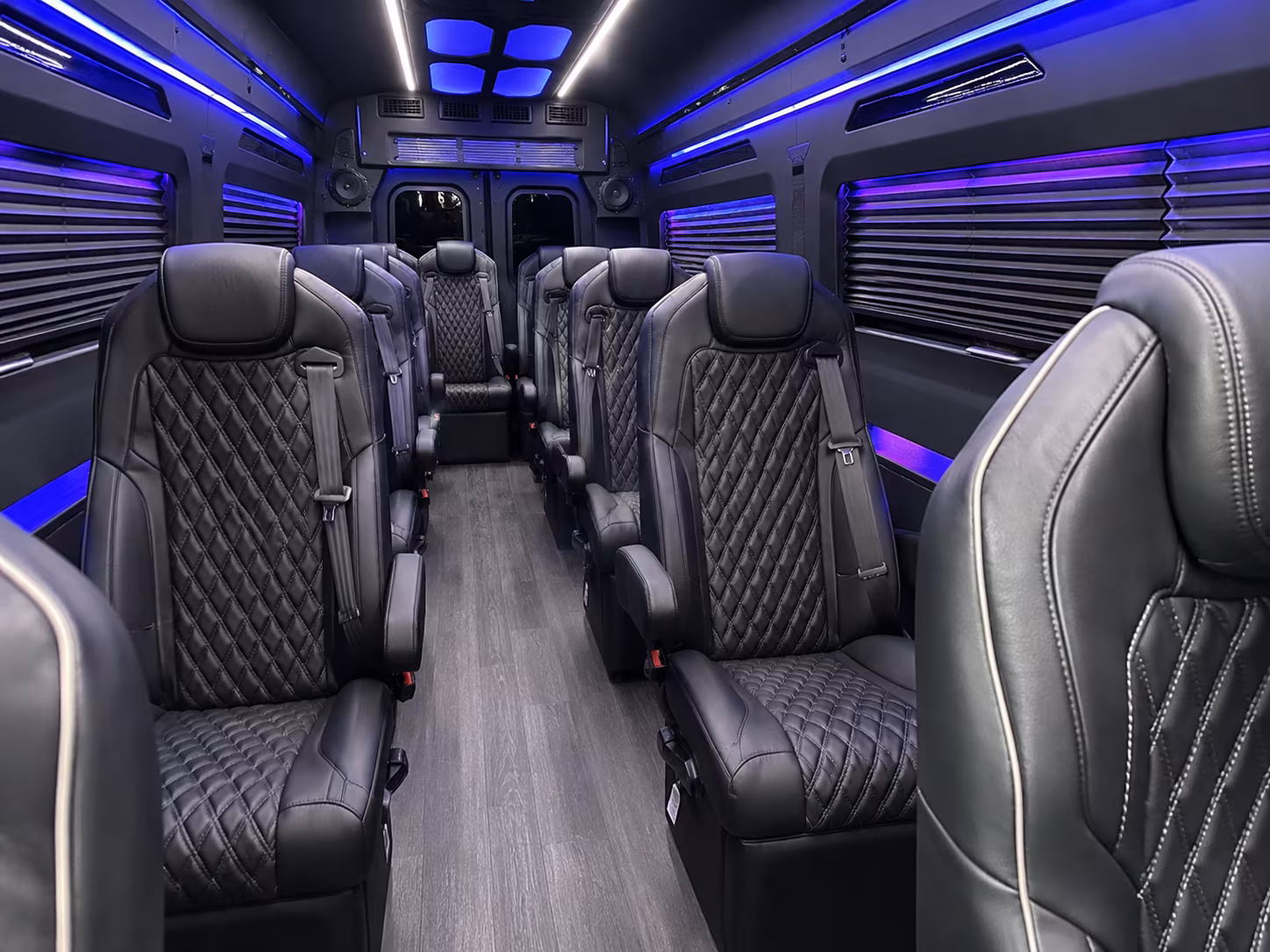 san francisco 20 passenger sprinter van interior