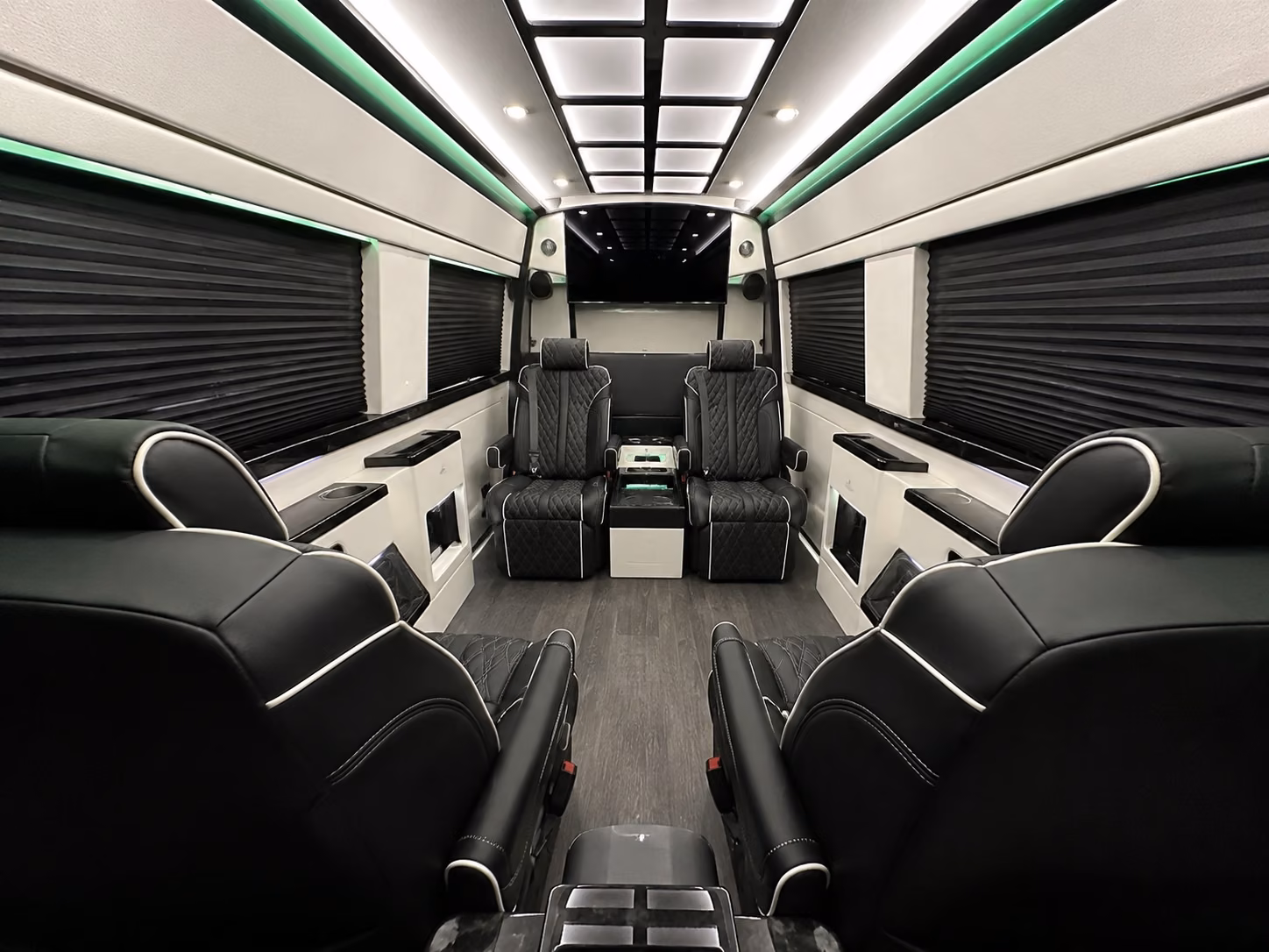 san francisco 8 passenger sprinter van inside