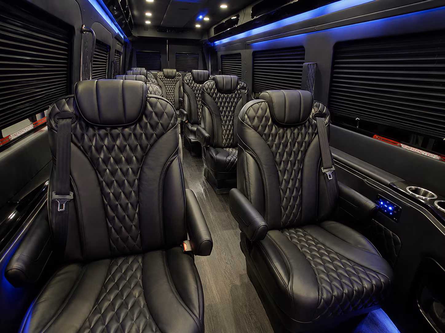 san francisco 8 passenger sprinter van interior