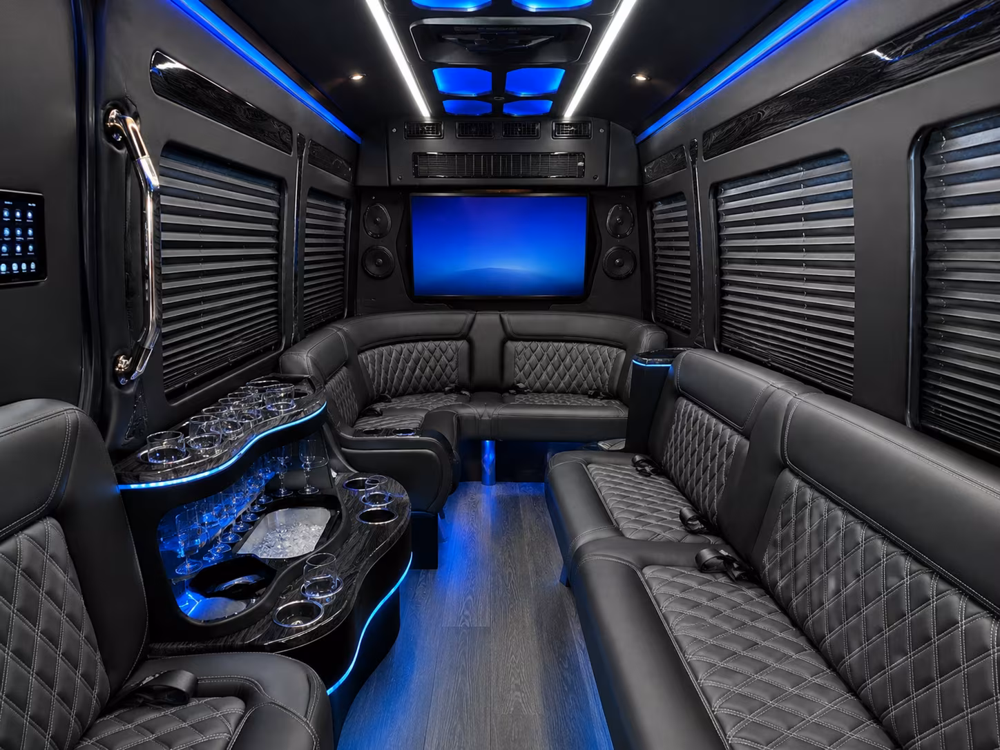 san francisco sprinter limousine inside