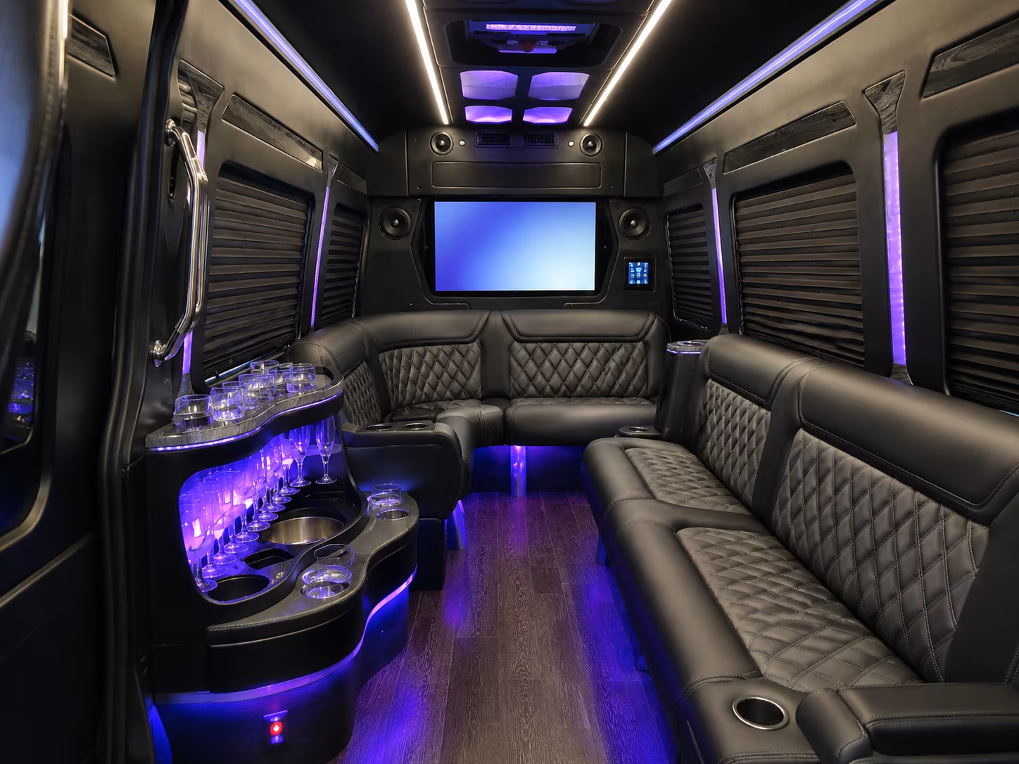 san francisco sprinter limousine interior